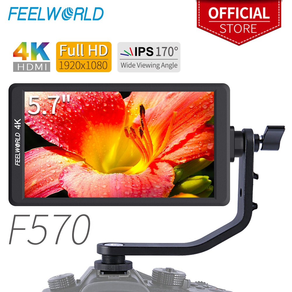 Feelworld F570 5.7 IPS Full HD 1920x1080 4K HDMI Ca..